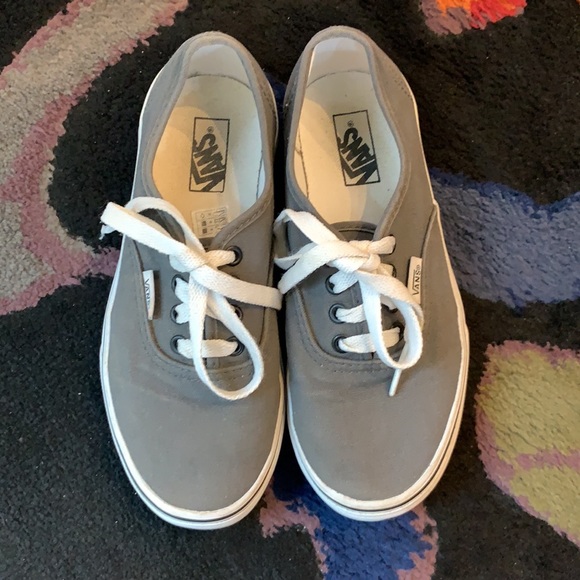 Vans Authentic Classic Kid’s size 2.5Y Pewter Gray - Picture 5 of 8